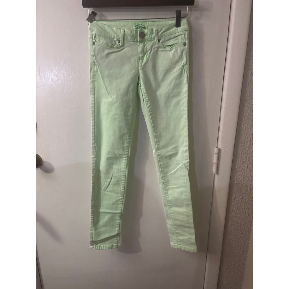Aeropostale Women's ASHLEY Ultra Skinny Jeans Size 00 Aliencore E-Girl Dopamine